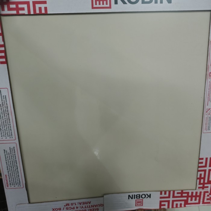 [BestSeller] KERAMIK LANTAI 50X50 CREAM POLOS