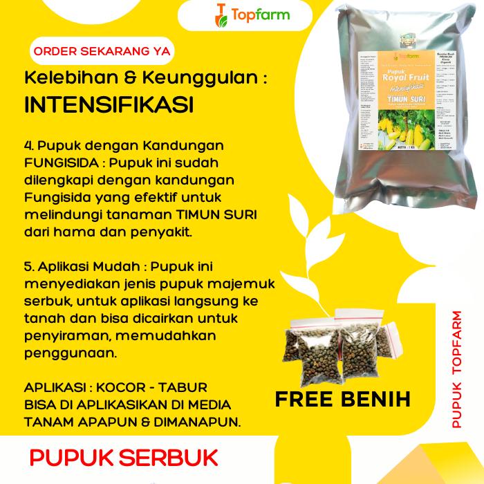 Pupuk Timun Suri Serbuk - Pupuk Khusus Pohon Timun Suri / PUPUK PENYUBUR TANAMAN TIMUN SURI / PUPUK