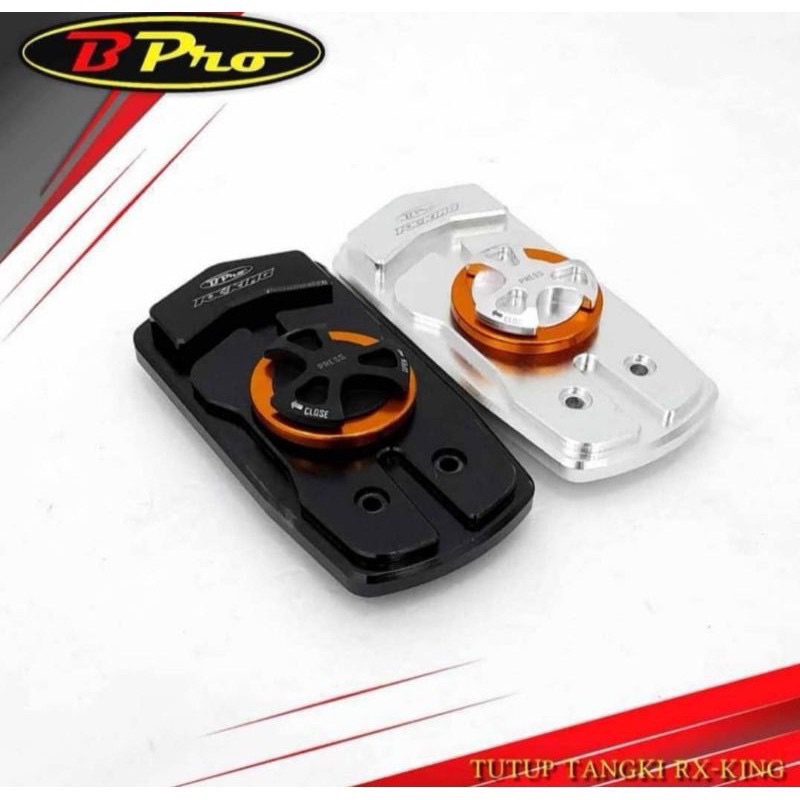 Tutup tangki Bpro Rx King silver hitam Tutup Tangki Fuel Cap Bpro RX King Tutup Tangki Rx King Bpro