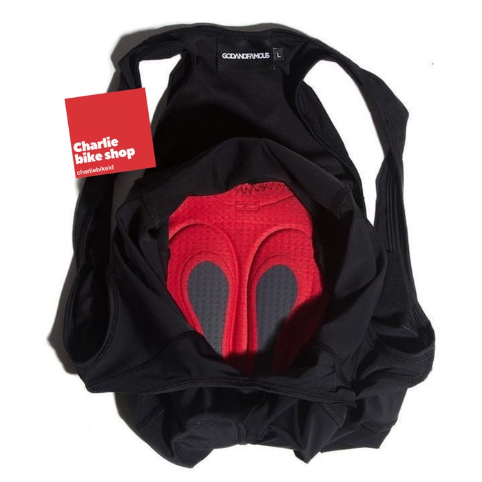 Paling Murah God & Famous Men Bib Team Bib Black