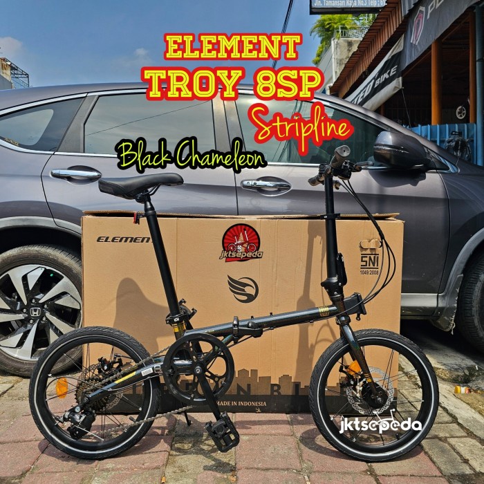 Stok Terbatas Sepeda Lipat Element Troy 8Sp