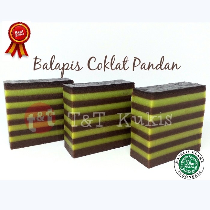 

Balapis Coklat Pandan - Kue Manado