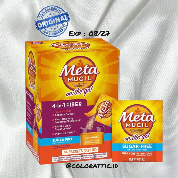 

SUGAR FREE METAMUCIL - SINGLES
