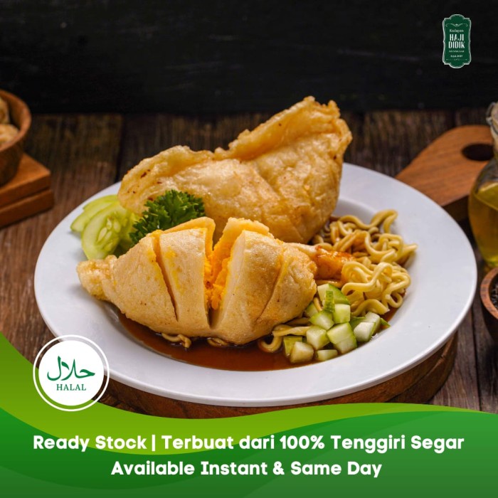 

Promo Terbatas Pempek Kapal Selam Halal Tanpa Pengawet Tanpa Msg Gluten Free - Frozen Aman