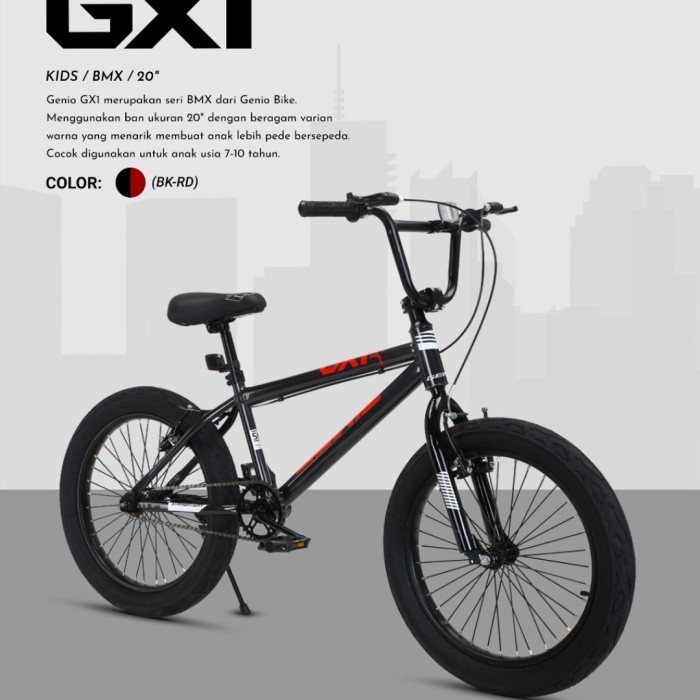 Sepeda BMX 20 inch Genio GX 1 GX1 GX01sepeda anak laki Kode 40