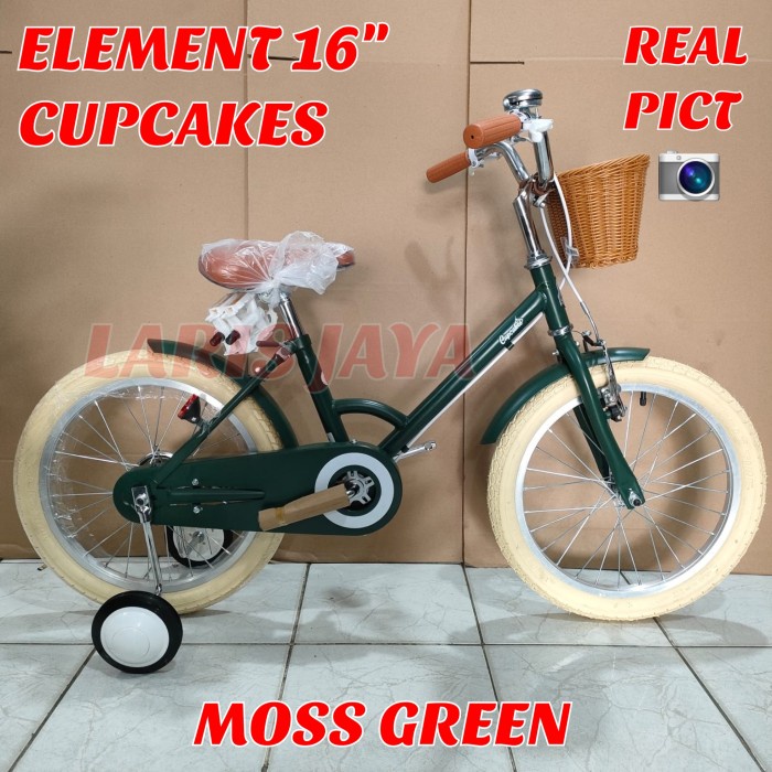 SEPEDA ANAK MINI CITY BIKE 16 INCH ELEMENT CUPCAKES SEPEDA ANAK ELEMENT CUPCAKES 16 INCH Kode 1272