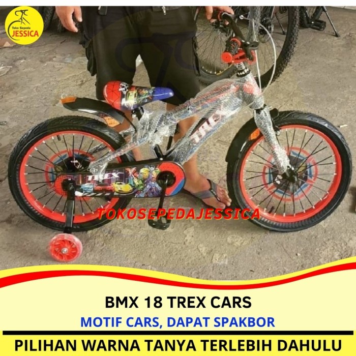 Sepeda Anak BMX 18 Trex Ban Jumbo Murah Kode 1196