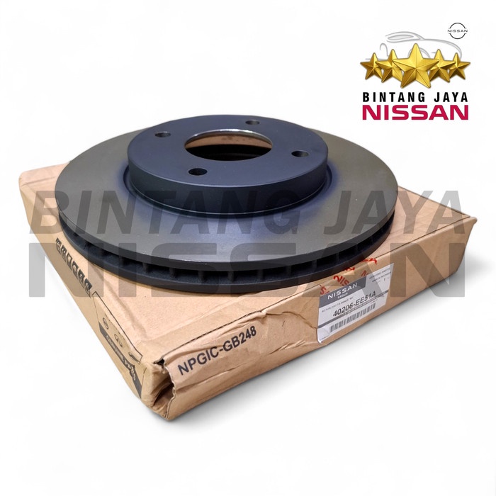 Rotor Disc Brake Depan Grand Livina Latio Original Nissan 40206-Ee51A
