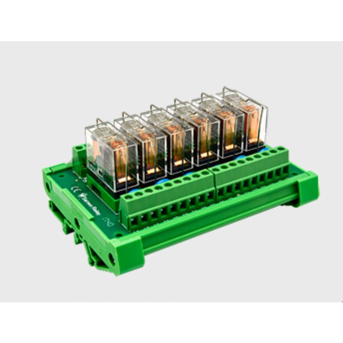 6 channel Omron PLC control panel relay module G2R-1-E 24V DC NPN PA37