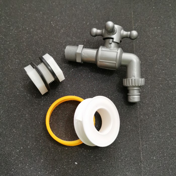 keran / kran untuk pasang di ember cuci tangan, BONUS SEALTAPE