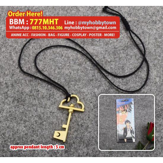 accDKI- Kalung Anime Cosplay Nisekoi : Chitoge Kirisaki