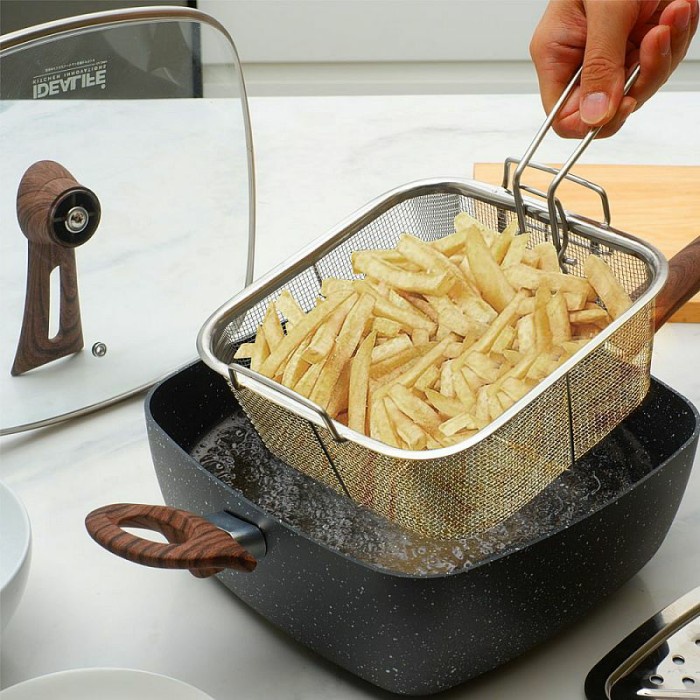 Panci serbaguna multifungsi pan cookware goreng kukus idealife il 24mp