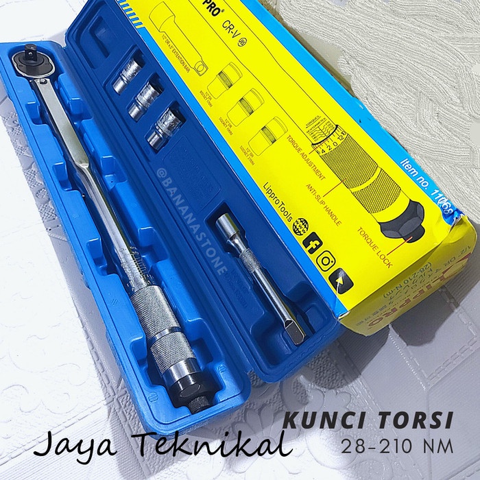 KUNCI TORSI TORQUE 1/2 INCH 28-210NM/ kunci baut/kunci momen murah