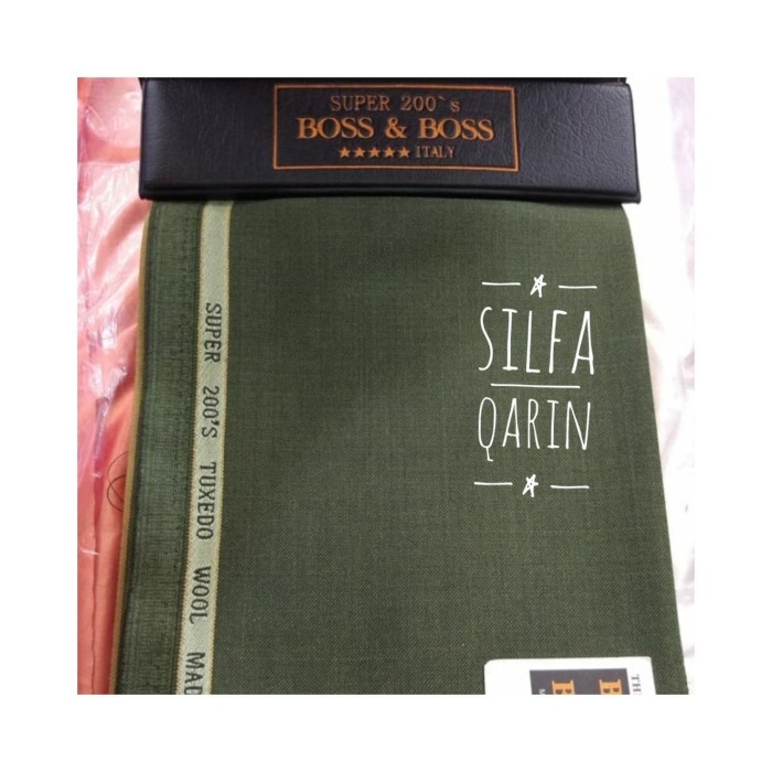 Kain Celana/Jas Boss & Boss Wool 200's Made In Italy