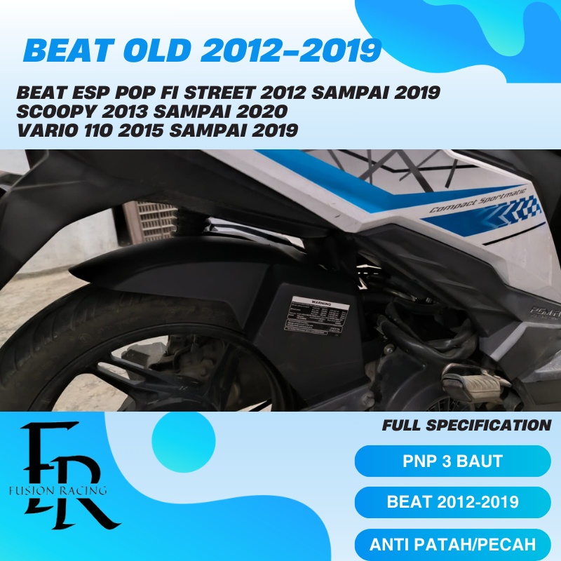 Disc Spakbor Kolong Beat Fi Esp Pop Street 2012-2019 Huger Scoopy Old Vario 110