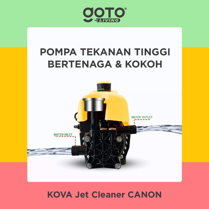 KOVA CANON JET CLEANER HIGH PRESSURE ALAT STEAM MESIN CUCI MOBIL MOTOR