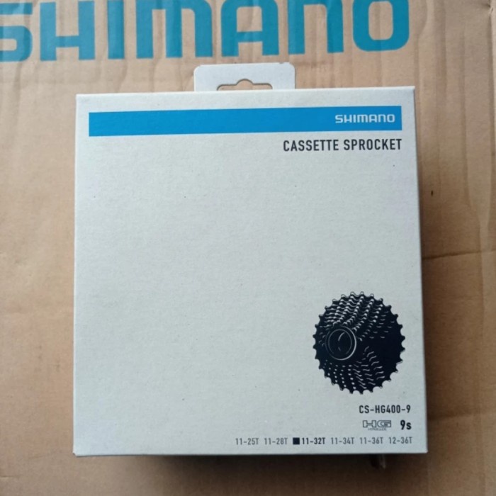 Bagus Sprocket/Freewheel Shimano 9 Speed 9Speed Alivio Hg400 11-32T Cassette