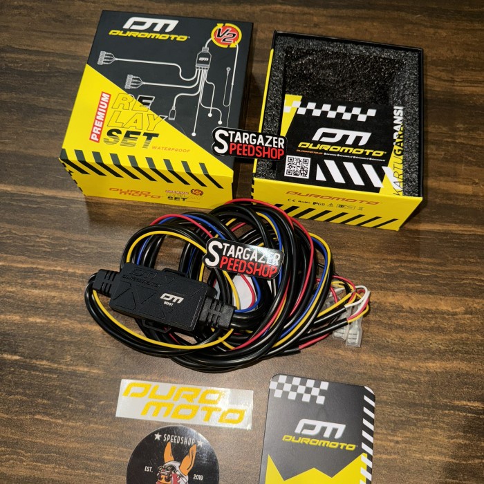 Relay Set DUROMOTO Lampu Tembak