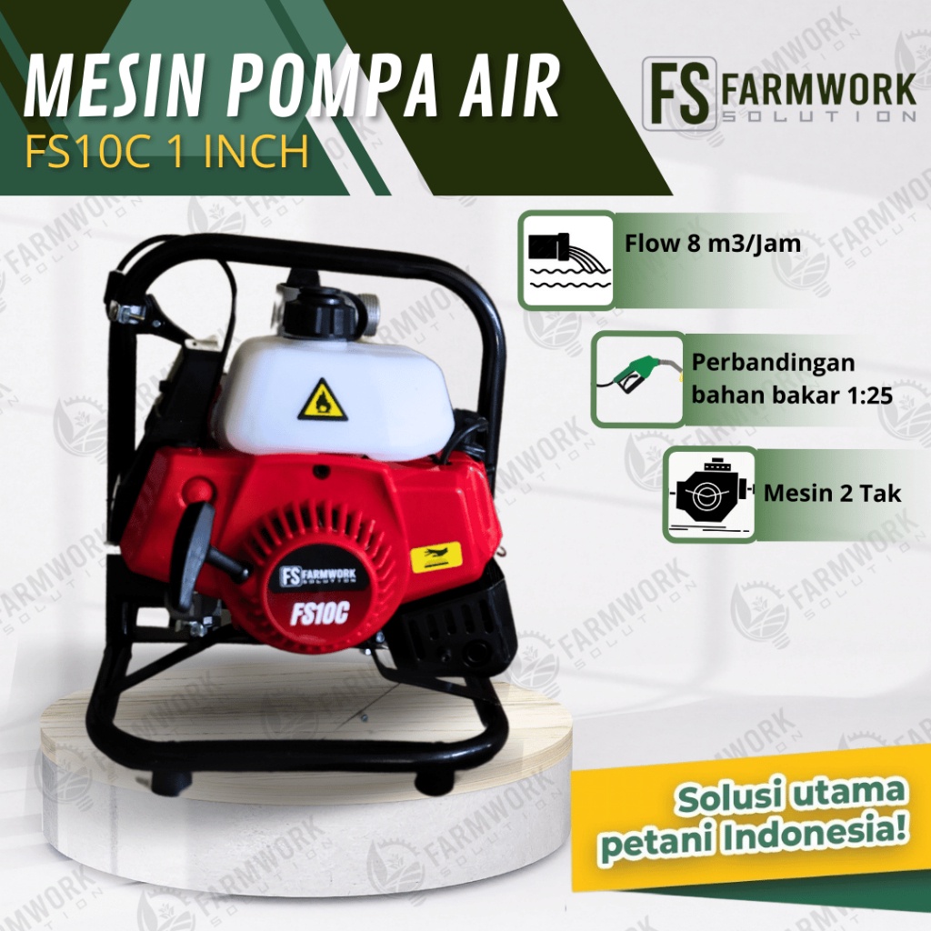 Pompa Air Irigasi Sawah 1 INCH Farmwork Solution / Water Pump FS10C 1 INCH 2 Tak
