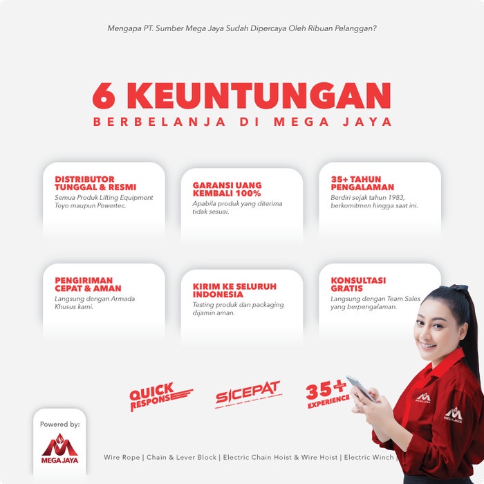 Chain Block / Takel 1 Ton x 7 Meter TOYO