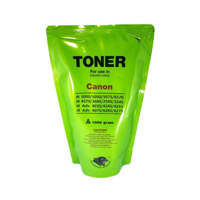 TechniOffice - TONER CANON IR 5000 4570 5075 6570 IR ADV 6075 6275 BLACK PANTHER