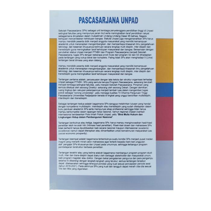 Buku Panduan Dan Persiapan Smup Unpad Pascasarjana Terbaru