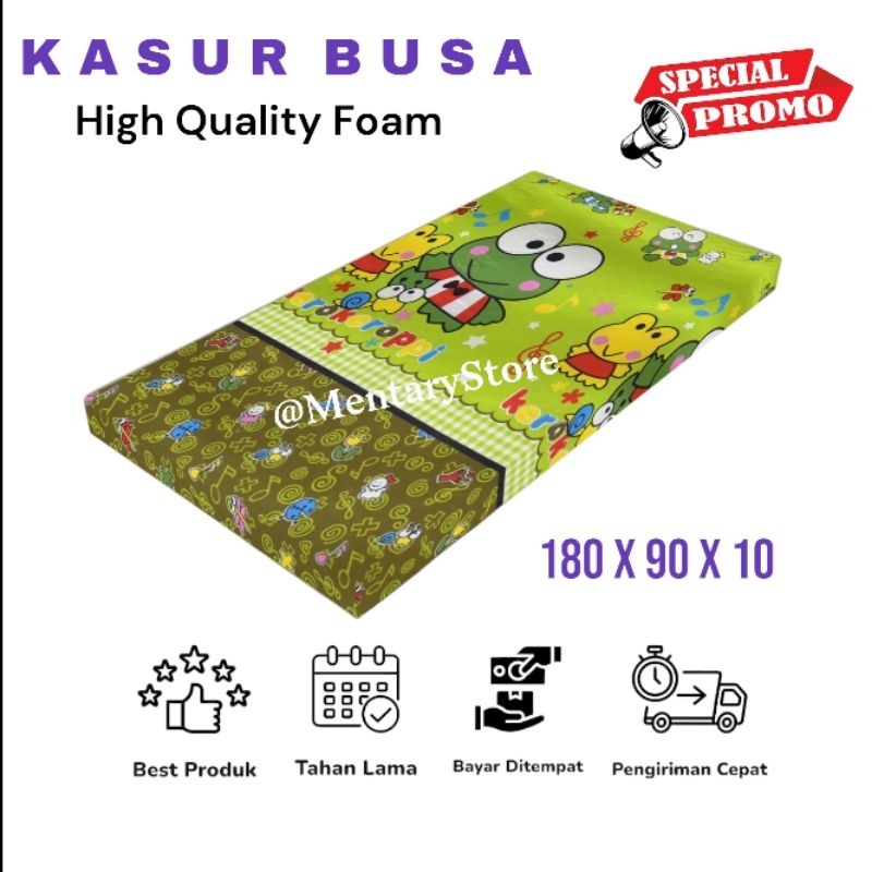 Diskon Kasur Busa Premium Tebal 10cm Super Awet Berkualitas Ukuran 180x90x10 Muat 1 Orang Dewasa