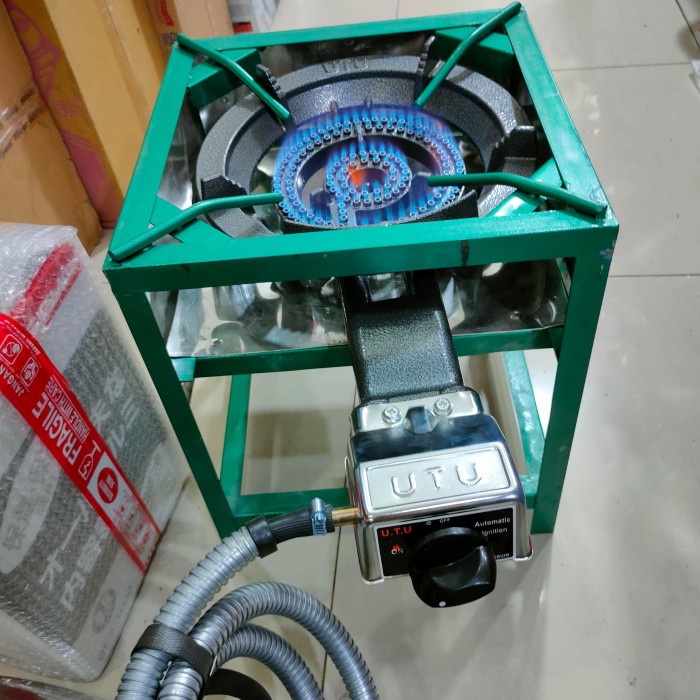 Kompor Gas 1 Tungku 1 Set Lengkap/Kompor Gas Besar Api Seribu