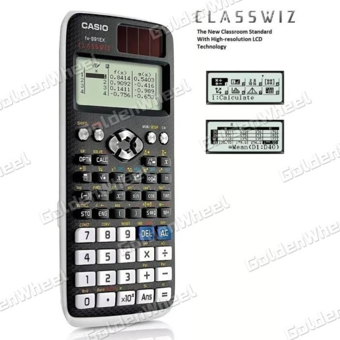 

Jual [READY] CASIO FX-991EX - Kalkulator Sekolah/Kuliah - Internasional - Classwiz - 552 fungsi