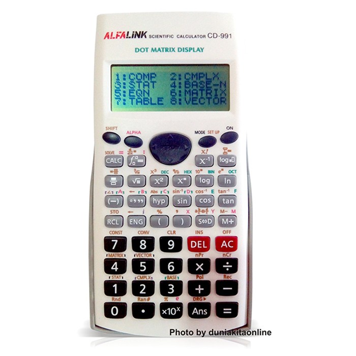 

Jual [READY] Kalkulator scientific Alfalink CD-991