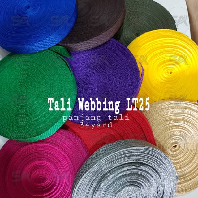 

TALI WEBBING LT25 / TALI BISBAN 2,5CM (ROL)