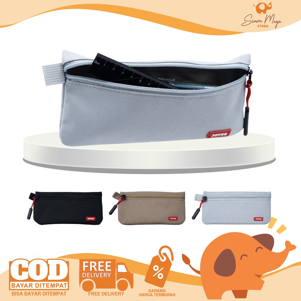 

Joyko Pencil Case PC-5014 Kotak Tempat Pensil Tipis Minimalis Bahan Kain Berkualitas
