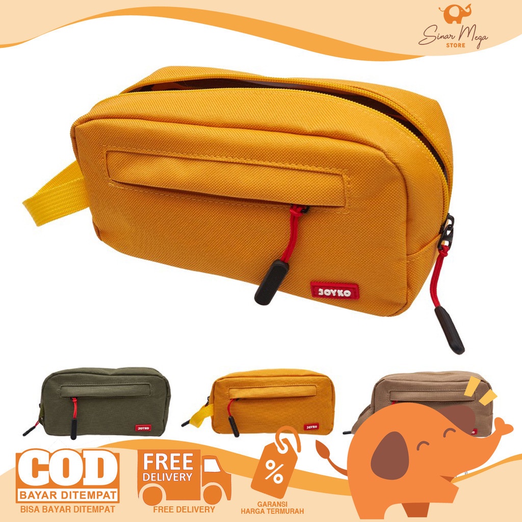 

Joyko Pencil Case PC-5015 Kotak Tempat Pensil Big Storage Bahan Kain Berkualitas
