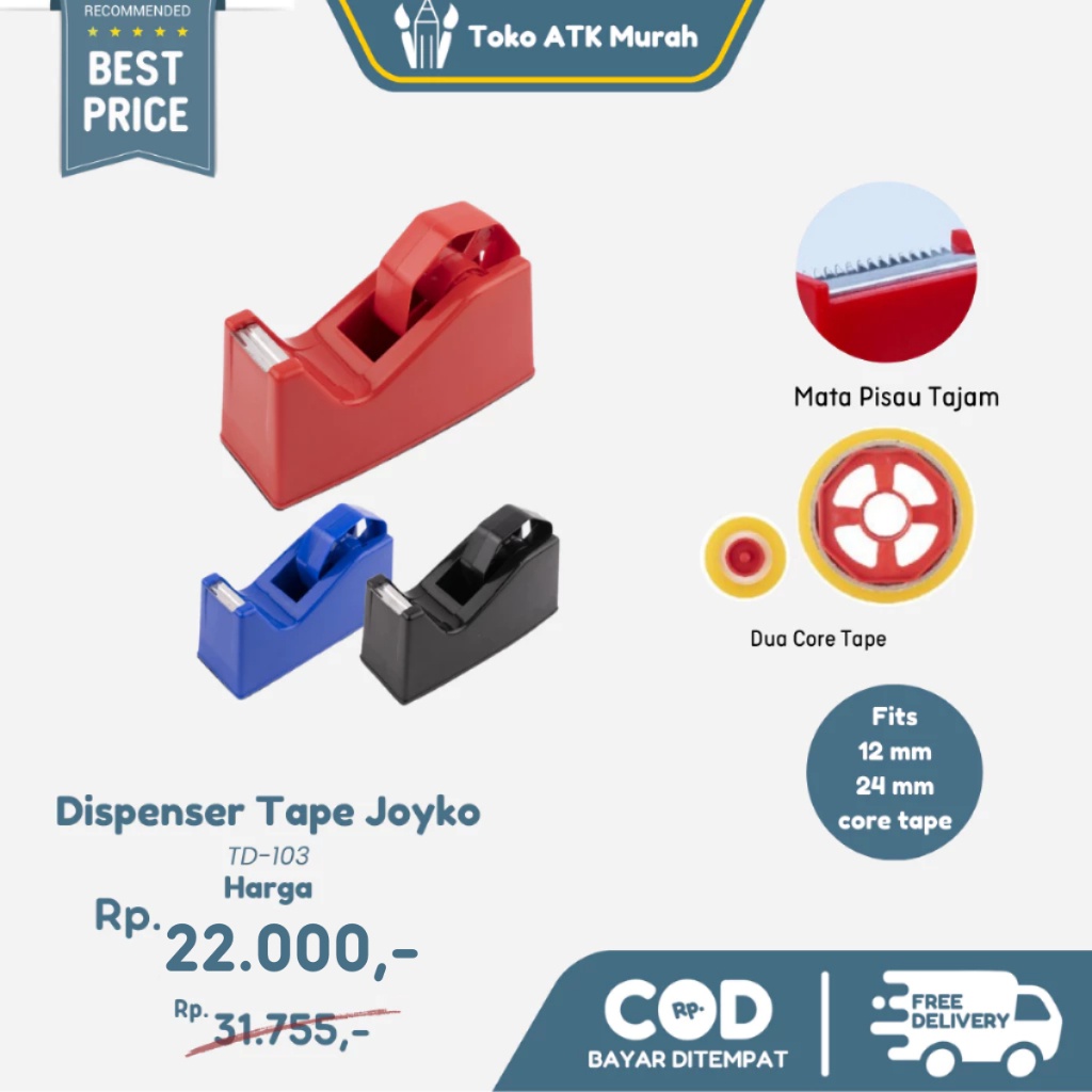 

Tape Cutter / Dispenser Joyko TD-103
