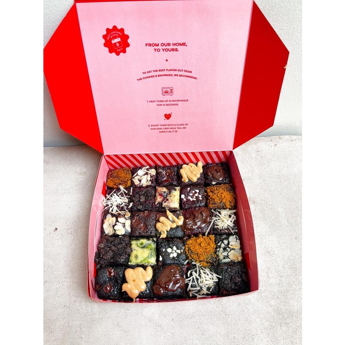 

terbaru !!! cascara cookies - dynamite fudge brownies 25pcs 20x20cm ready