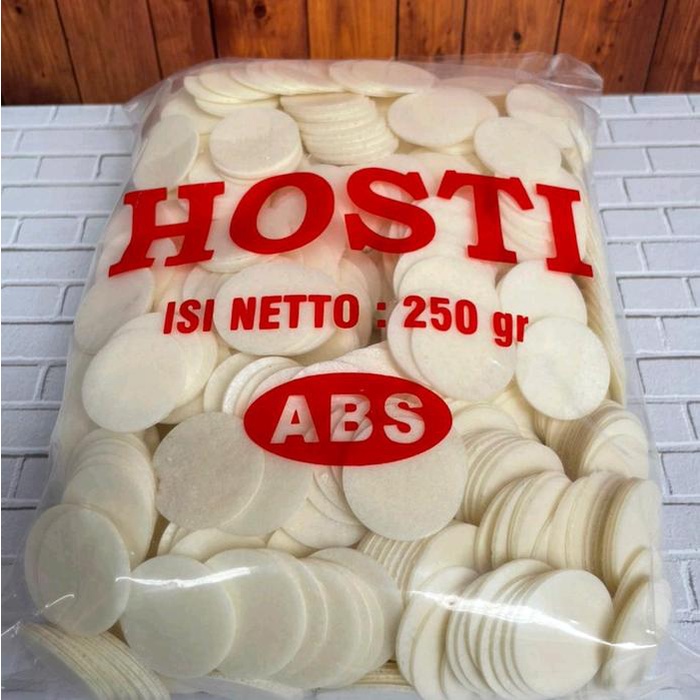 

terbaru !!! roti perjamuan kudus hosti polos 250gr ready