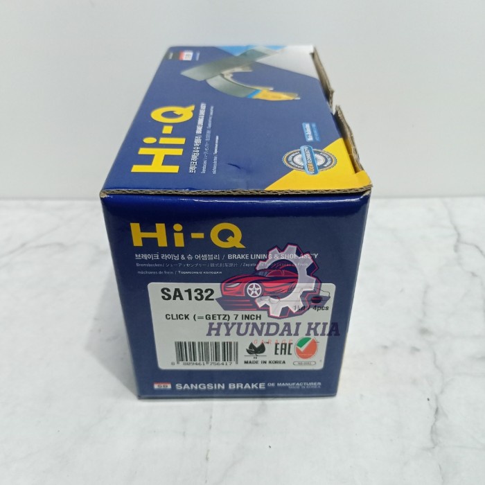 BRAKESHOE/KAMPAS REM BELAKANG HYUNDAI GETZ, HYUNDAI i10