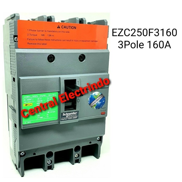 MCCB Schneider EZC250F 160A
