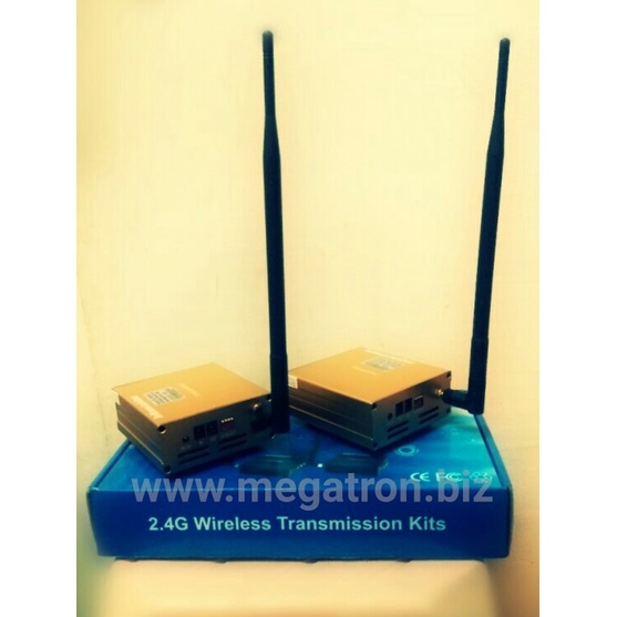 Laris Wireless Audio Video Sender 4 Watt (Pemancar - Penerima)