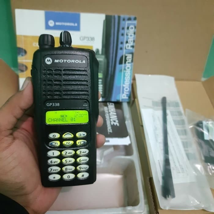 Berkualitas Ht Motorola Gp 338 Uhf 400Mhz Murah - Handy Talky Motorola Gp338 Uhf