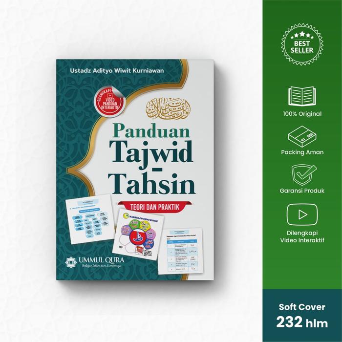 

PANDUAN TAJWID TAHSIN TEORI & PRAKTIK (DILENGKAPI VIDEO PEMBELAJARAN) QURAN 100% ORIGINAL