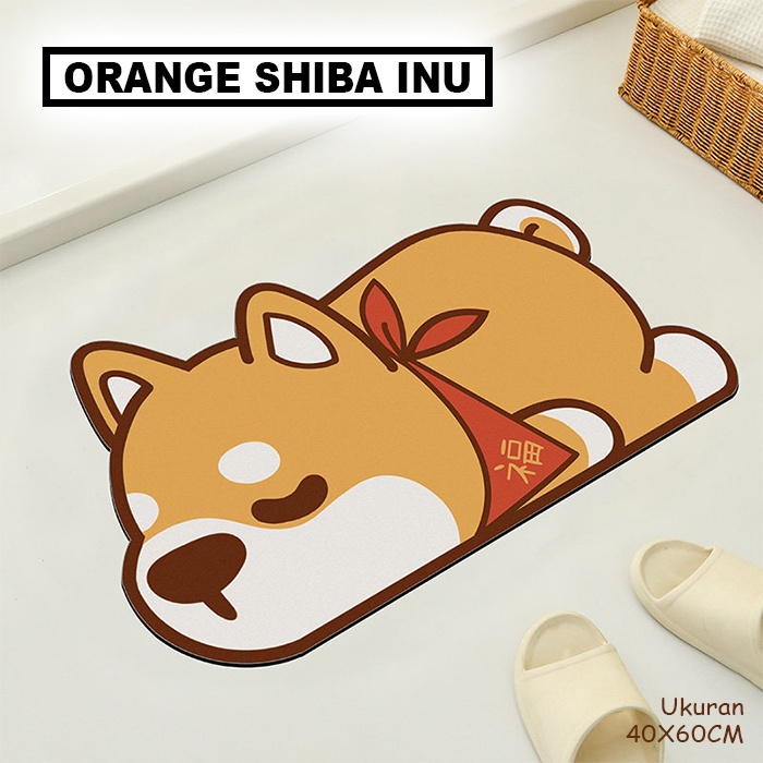 STOK TIPIS Keset Lantai Motif Kuromi dan Motif Hewan / Keset Kamar Ruang Tamu Kamar Mandi Anti Slip