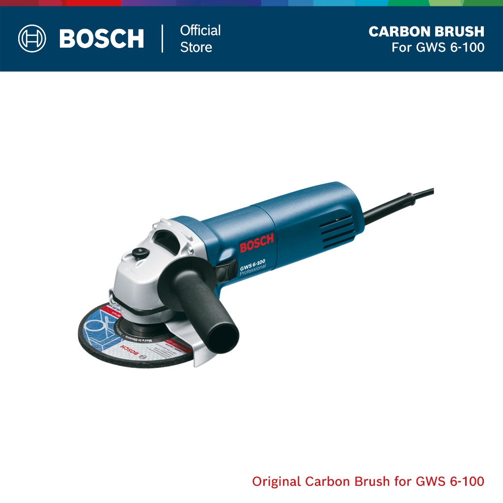 Promo Bosch Carbon Brush Gws 6-100 / Sikat Karbon Gws 6-100 - 1607014145