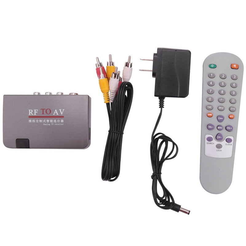 SALE RF To AV Converter,Channel Selector,Booster,Cable TV To Projection TV,Video Port Supports Full 