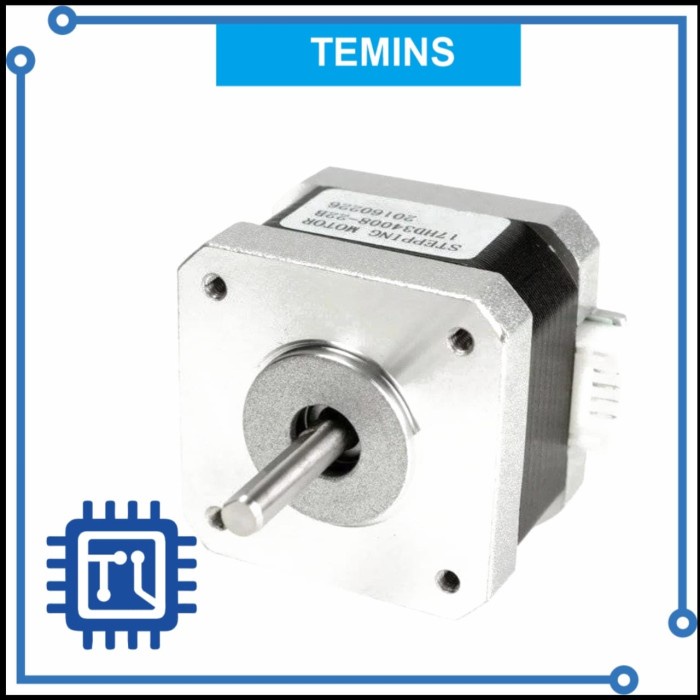 NEMA 17 17HS4401 Stepper Motor 42-40MM 12V 1.5A Plus Kabel