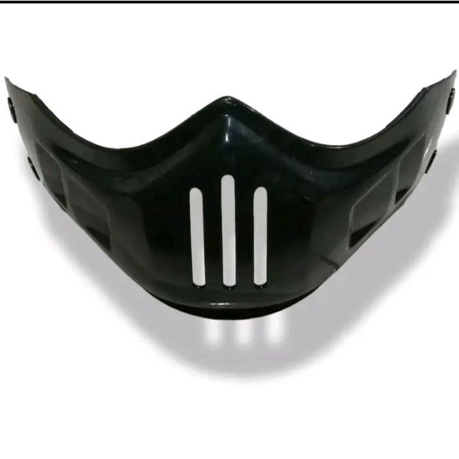 Moncong Helm cakil ll Tambahan Helm retro plus kancing ll Moncong Helm Retro Aksesoris Motor