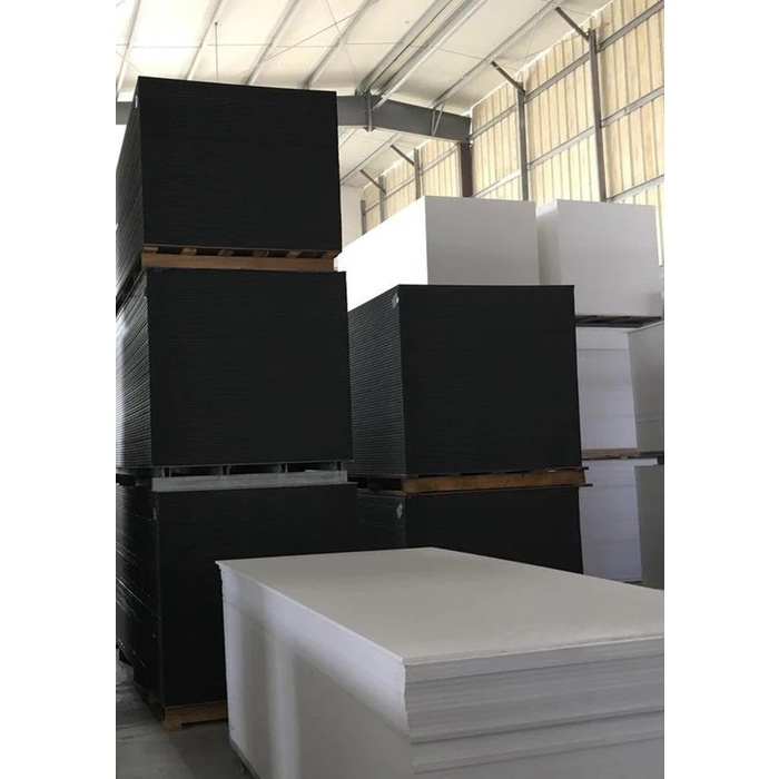 PVC FOAM BOARD 6 MM BLACK GREY KERAS UKURAN 122 CM X 244 CM