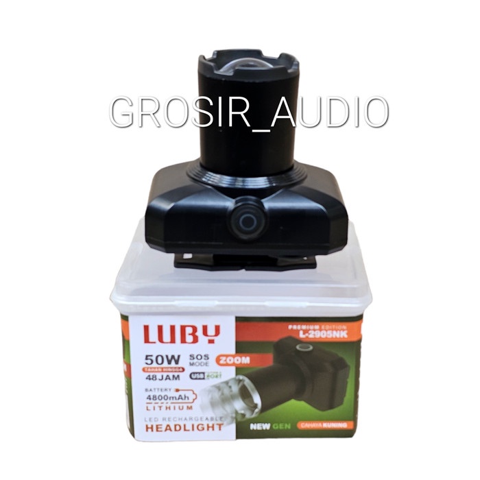 SENTER KEPALA LUBY 2905 50W ,SENTER KEPALA ZOOM LUBY ,SENTER HEAD 50WATT LUBY ,LUBY ZOOM 50W