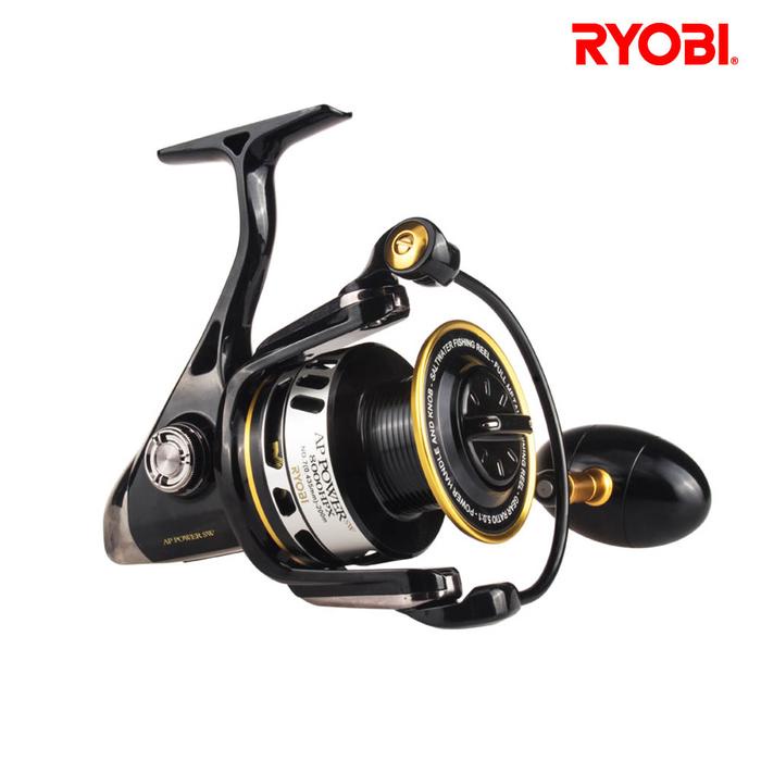 Reel Ryobi Ap Power Sw Saltwater Power Handle Kerekan Full Metal Reel #Gratisongkir