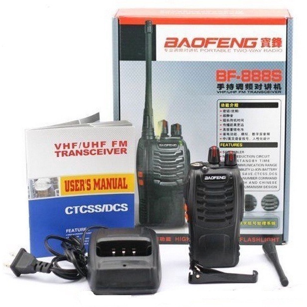 Paket HT 6 Unit 888s HT Boufeng Handy talkie BF-888s jarak up 5km